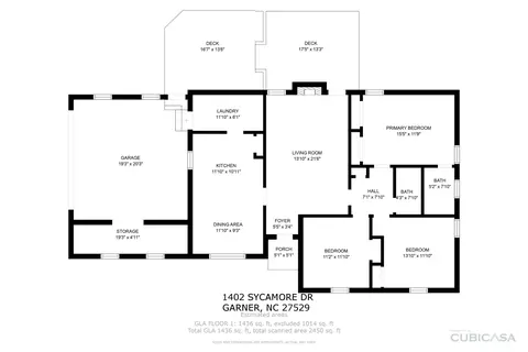 1402 Sycamore Dr, Garner, NC 27529 photo 30