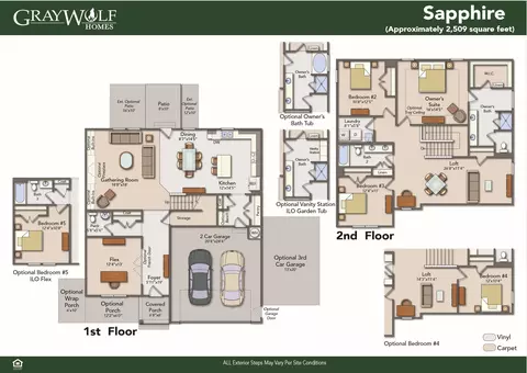 121 Wolf Ridge Ct #WR 5 SAPPHIRE, Willow Spring, NC 27592 photo 3
