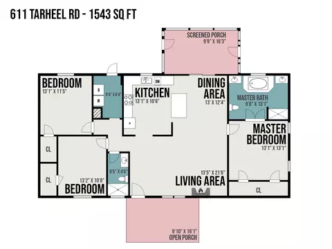 611 Tarheel Rd, Benson, NC 27504 photo 3