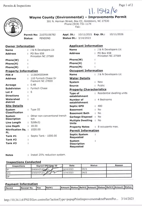 110 Fynloch Chase Dr, Fremont, NC 27830