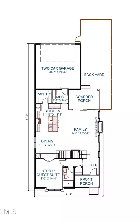 Floorplan - 3813 Coach Lantern Ave, Wake Forest, NC 27587 photo 1 of 2