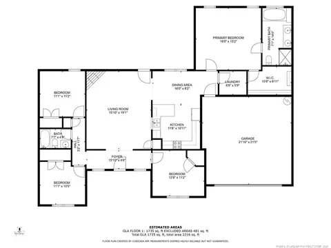 Floorplan - 812 Raspberry Rd, Stedman, NC 28391 photo 1 of 1