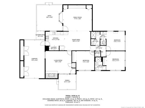 Floorplan - 107 Pandora Cir, Erwin, NC 28339 photo 1 of 1