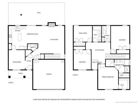 Floorplan - 148 Huzzas Cir, Cameron, NC 28326 photo 1 of 3