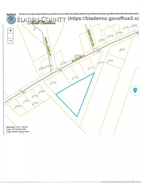 Off Nc 242 Hwy S., Bladenboro, NC 28320