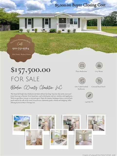 80 Elmhurst St, Clarkton, NC 28433