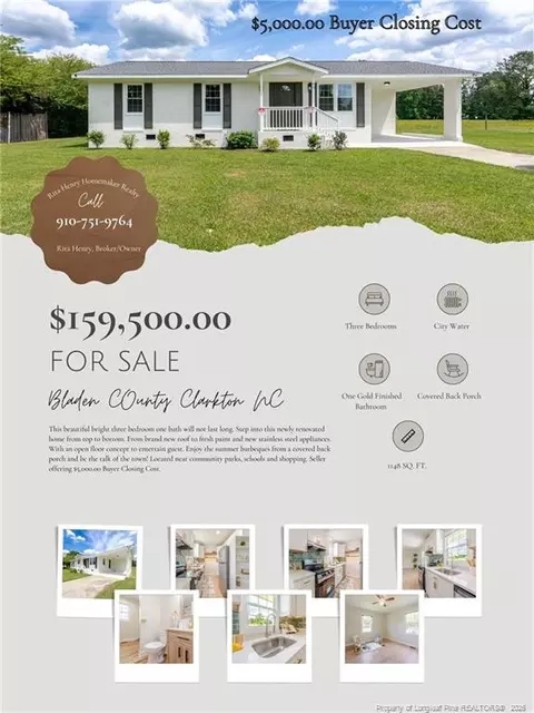 80 Elmhurst St, Clarkton, NC 28433