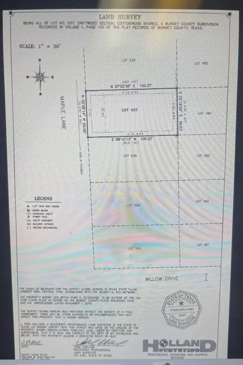 707 Maple Ln, Cottonwood Shores, TX 78657