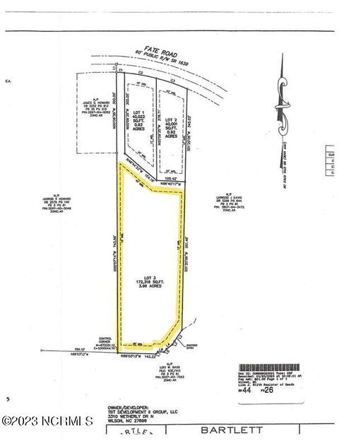 lot3 Fate Rd, Lucama, NC 27851
