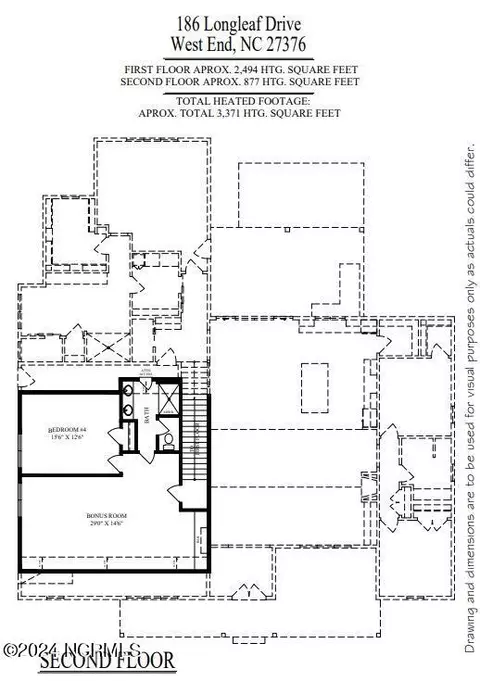 Floorplan - 186 Longleaf Dr, West End, NC 27376 photo 2 of 2