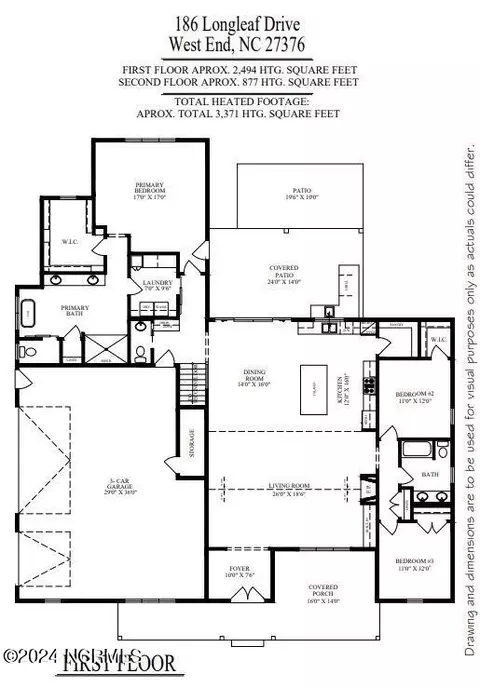 Floorplan - 186 Longleaf Dr, West End, NC 27376 photo 1 of 2