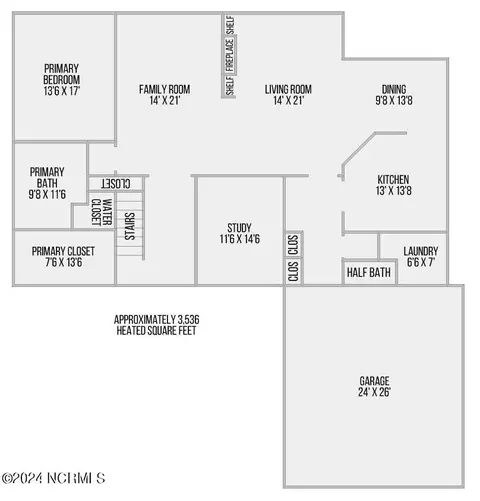 Floorplan - 321 E Island View Dr, Hampstead, NC 28443 photo 1 of 2