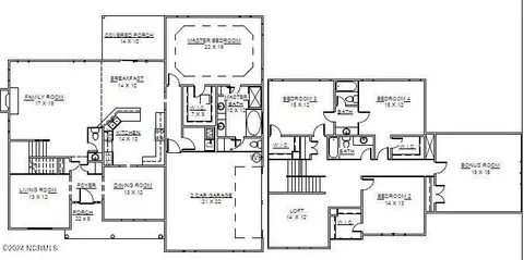 Floorplan - 2025 Sharpnose St, New Bern, NC 28562 photo 1 of 1