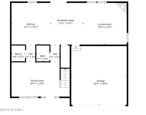 Floorplan - 210 Rudolph Ln, Hubert, NC 28539 photo 1 of 2