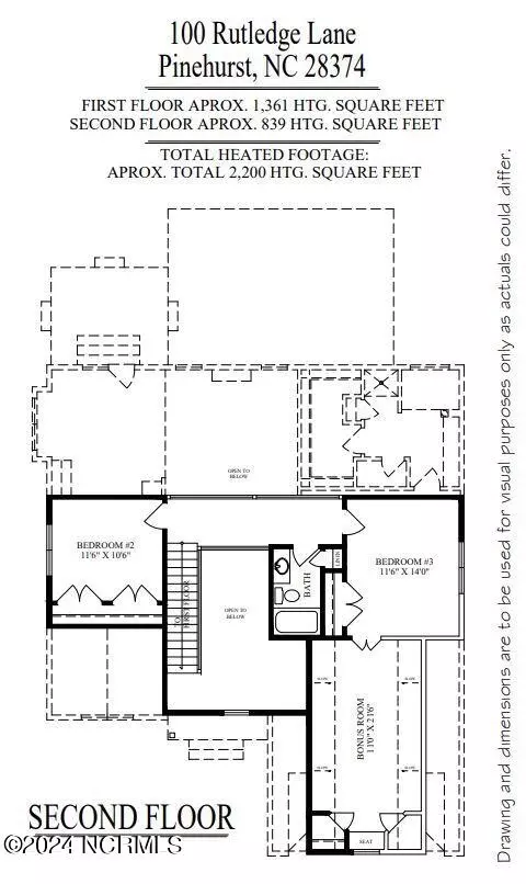 Floorplan - 100 Rutledge Ln, Pinehurst, NC 28374 photo 2 of 2