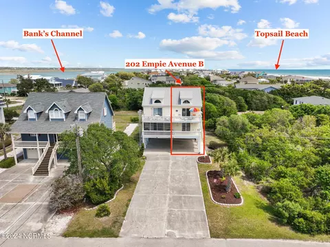 202 Empie Ave #B, Topsail Beach, NC 28445