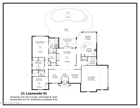 Floorplan - 21 Lasswade Dr, Pinehurst, NC 28374 photo 1 of 1