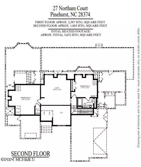 Floorplan - 27 Northam Ct, Pinehurst, NC 28374 photo 2 of 2