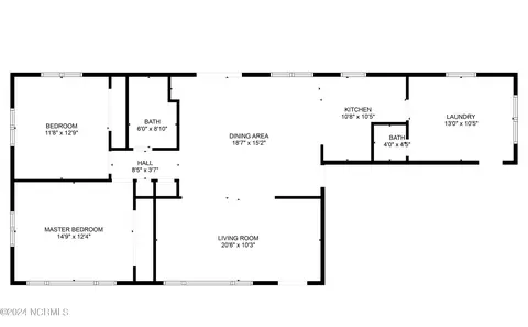 Floorplan - 406 E Murphy St, Wallace, NC 28466 photo 1 of 1