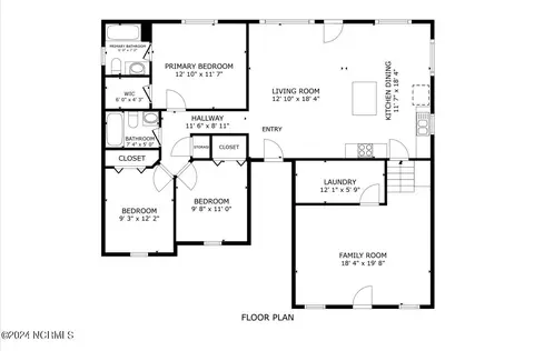 Floorplan - 183 Core Rd, Richlands, NC 28574 photo 1 of 1