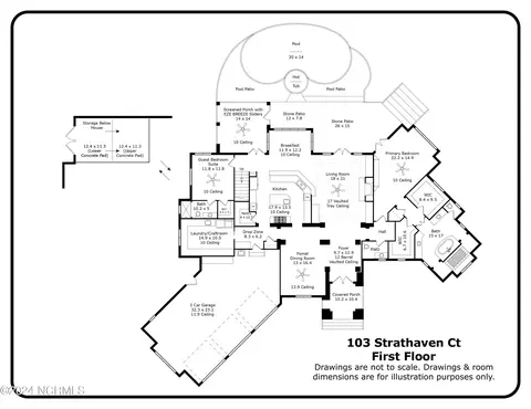 Floorplan - 103 Strathaven Ct, Pinehurst, NC 28374 photo 1 of 2