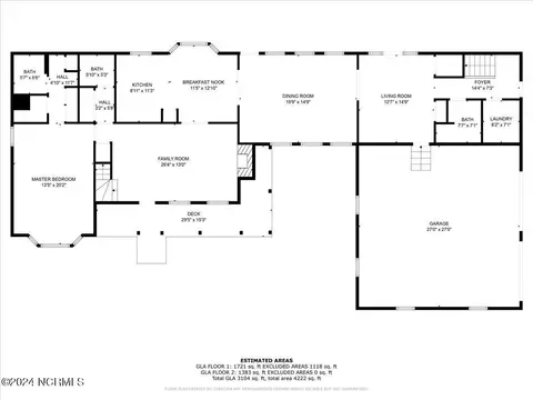 Floorplan - 8660 Suttontown Rd, Faison, NC 28341 photo 1 of 2
