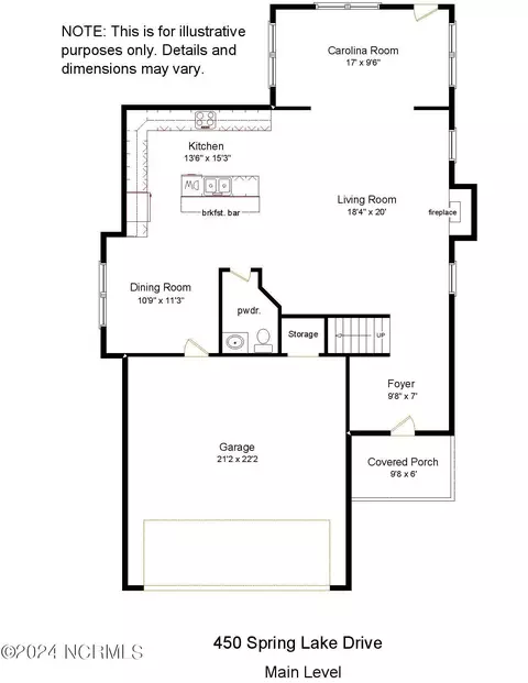 Floorplan - 450 Spring Lake Dr, Pinehurst, NC 28374 photo 1 of 2