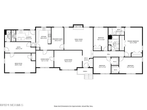 Floorplan - 3270 Watha Rd, Willard, NC 28478 photo 1 of 1