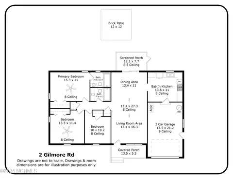 Floorplan - 2 Gilmore Rd, Pinehurst, NC 28374 photo 1 of 1