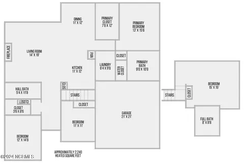 Floorplan - 322 Arden Dr, Hampstead, NC 28443 photo 1 of 1