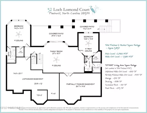 Floorplan - 32 Loch Lomond Ct, Pinehurst, NC 28374 photo 2 of 2