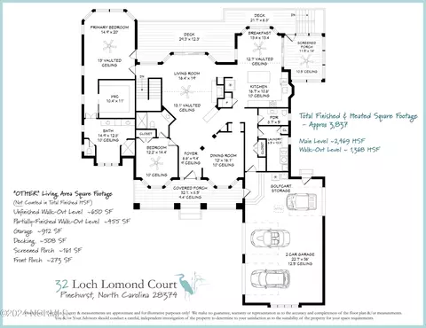 Floorplan - 32 Loch Lomond Ct, Pinehurst, NC 28374 photo 1 of 2