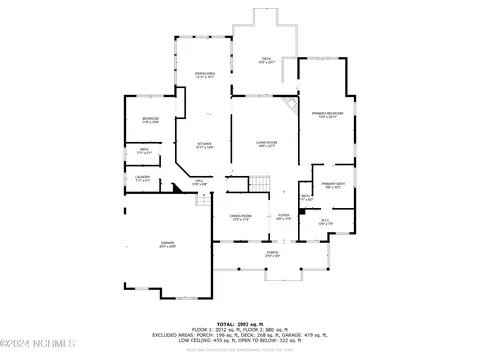 Floorplan - 104 E Colonnade Dr, Hampstead, NC 28443 photo 2 of 3