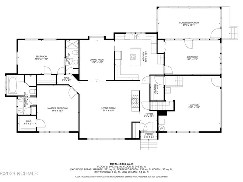 Floorplan - 110 Olde Point Rd, Hampstead, NC 28443 photo 1 of 3