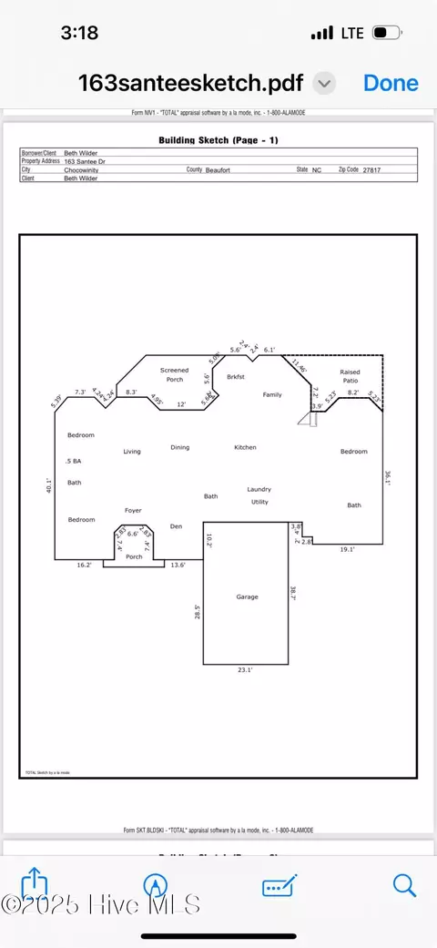 Floorplan - 163 Santee Dr, Chocowinity, NC 27817 photo 2 of 2