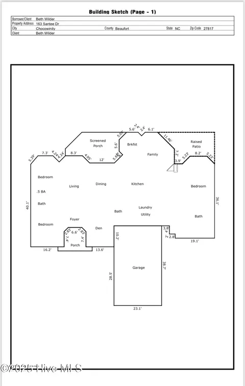 Floorplan - 163 Santee Dr, Chocowinity, NC 27817 photo 1 of 2