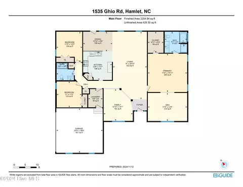 Floorplan - 1535 Ghio Rd, Hamlet, NC 28345 photo 1 of 1