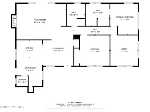 Floorplan - 192 Thorne Rd, Pinehurst, NC 28374 photo 1 of 1