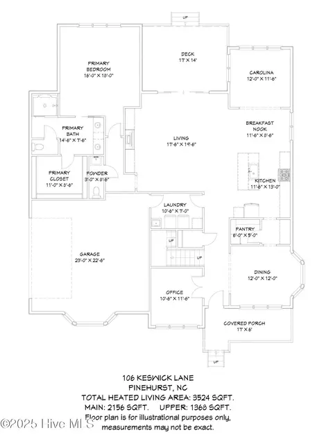 Floorplan - 106 Keswick Ln, Pinehurst, NC 28374 photo 1 of 2