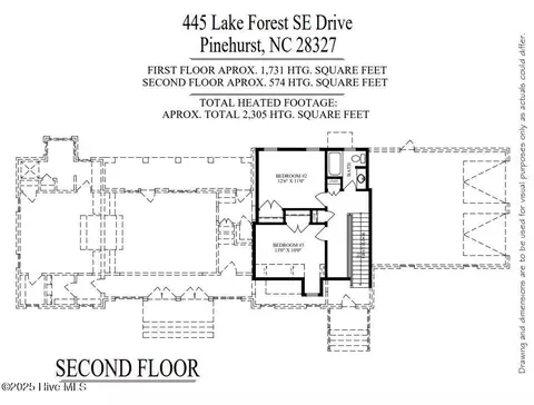 Floorplan - 445 SE Lake Forest Dr, Pinehurst, NC 28374 photo 2 of 2