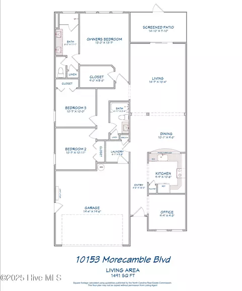 Floorplan - 10153 Morecamble Blvd #1, Leland, NC 28451 photo 1 of 1