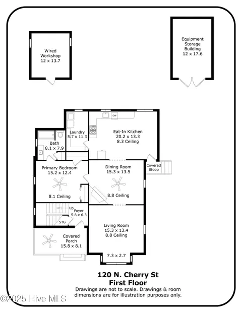 Floorplan - 120 N Cherry St, Pinebluff, NC 28373 photo 1 of 4