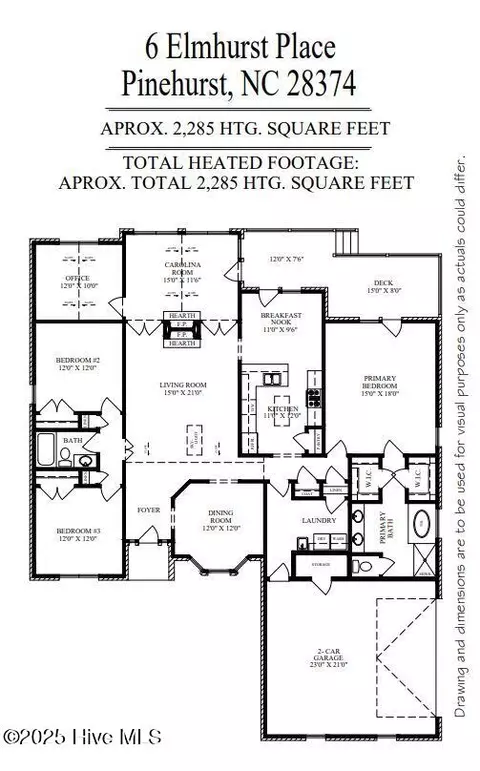 Floorplan - 6 Elmhurst Pl, Pinehurst, NC 28374 photo 2 of 2