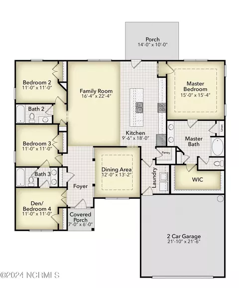 Floorplan - 163 Cherry Laurel Dr, Wallace, NC 28466 photo 1 of 1