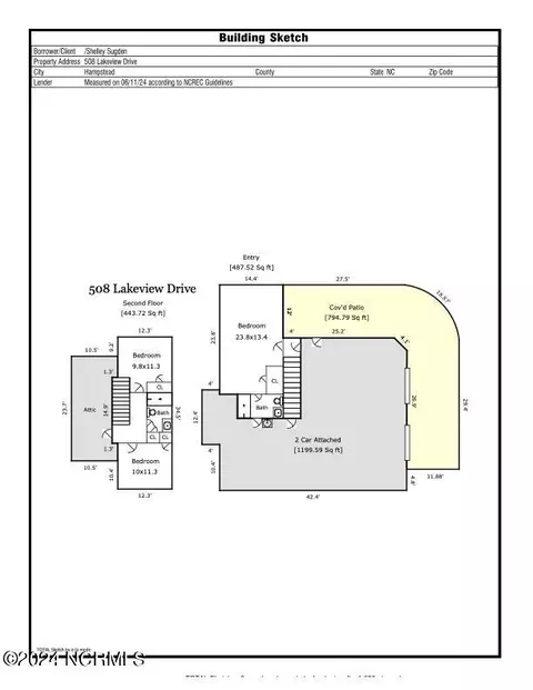 Floorplan - 508 Lakeview Dr, Hampstead, NC 28443 photo 2 of 2