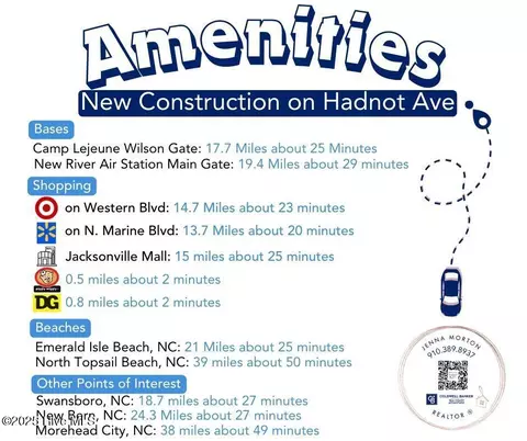 406 Hadnot Ave, Maysville, NC 28555