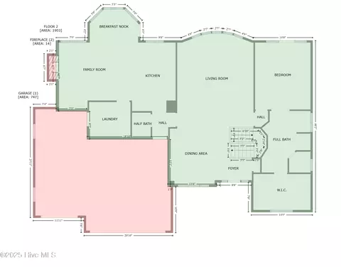 Floorplan - 865 Diamondhead Dr S, Pinehurst, NC 28374 photo 4 of 5