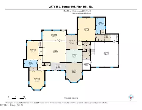 2771 H C Turner Rd, Pink Hill, NC 28572