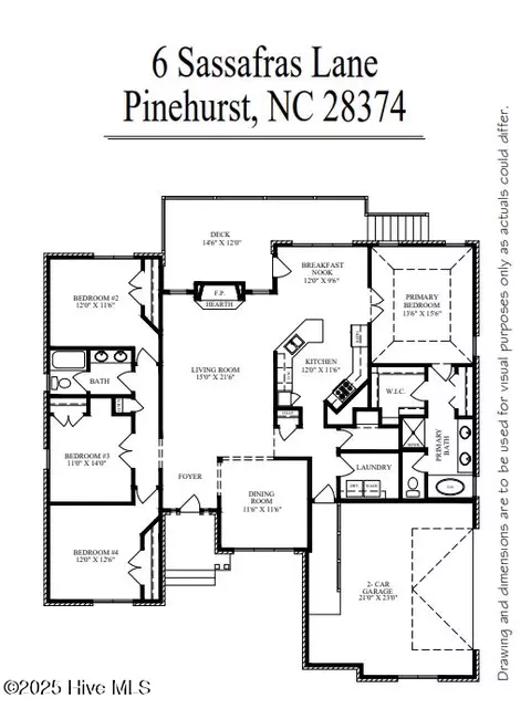 Floorplan - 6 Sassafras Ln, Pinehurst, NC 28374 photo 1 of 3