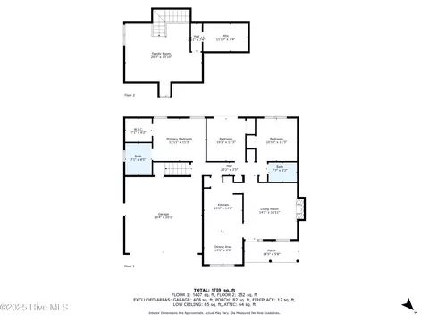 Floorplan - 92 Lewis Rd, Hampstead, NC 28443 photo 1 of 3